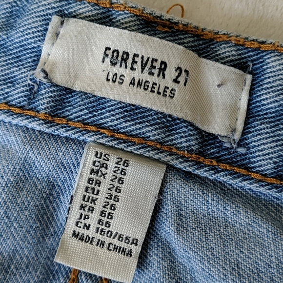 FOREVER 21 | denim shorts size 26 - Picture 6 of 6